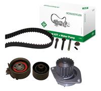 INA Pompa dell'acqua e kit cinghia di distribuzione 530 0237 30 – 19 denti, 31 mm