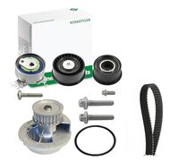 Pompa dell'acqua + kit cinghia di distribuzione INA 530 0443 31