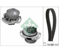 INA 530 0717 30 Pompa acqua + Kit cinghie dentate per AUDI,VW