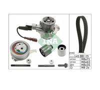 INA Pompa acqua + Kit cinghie dentate compatibile con AUDI SEAT SKODA VW