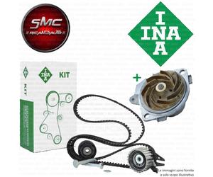 INA 530025230 Kit distribuzione + pompa acqua 101 denti 17 mm