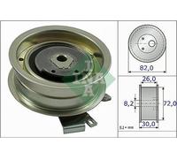 INA 531 0203 20 Rullo tenditore cinghia dentata Ø82mm per VW GOLF VI (5K1) BORA