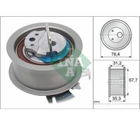 INA 531 0565 30 Puleggia Tendicinghia, Cinghia Distribuzione per Audi, Ford,