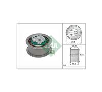 INA 531 0927 10 Rullo tenditore cinghia dentata Puleggia tendicinghia distribuzione Rullo tenditore cinghia distribuzione Rullo tenditore distribuzione