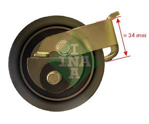 INA 531039920 rullo tenditore cinghia dentata diametro 72 mm