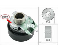 INA 531052530 rullo tenditore cinghia dentata diametro 61,5 mm