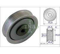 Lemförder 531 0845 10 Rullo per Daihatsu Sirion Subaru