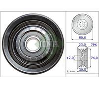 INA 532 0580 10 Puleggia Di Guida/Deviazione, Cinghia A V Per CIIMO, HONDA