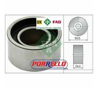 INA 532012120 GALOPPINO / RULLO GUIDA CINGHIA DENTATA PER ALFA ROMEO, FIAT, LANC