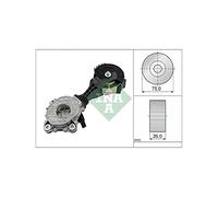 Ina 534 0426 10 - Braccio di serraggio, cinghia trapezoidale