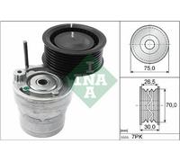 INA 534 0603 10 Braccio tenditore Cinghia Poly-V Ø75mm per NISSAN MICRA V (K14)