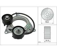 INA 534 1011 10 Tendicinghia, Cinghia Poly-V per BMW