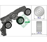 Tendicinghia multirighe 534 0431 10 INA per MERCEDES-BENZ