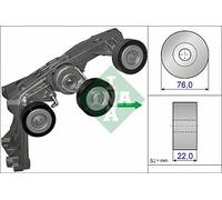 INA 534043110 Tendicinghia Completo Mercedes Classe A W 169 e Classe B W 245