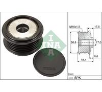 INA 535 0071 30 Dispositivo ruota libera alternatore per CADILLAC,OPEL,SAAB,VAUX