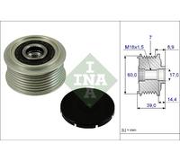 INA 535 0245 10 Dispositivo ruota libera alternatore per HYUNDAI,KIA