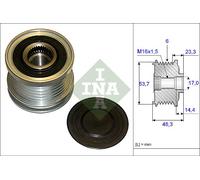 INA 535020410 ruota libera alternatore numero scanalature 6 larghezza 48,3 mm