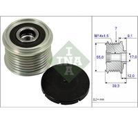 INA 535026010 ruota libera alternatore numero scanalature 7