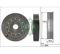 Puleggia albero motore con antivibrante 544 0091 10 INA per RENAULT KANGOO