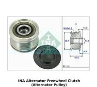 INA Alternatore Ruota Libera Frizione (Alternatore Puleggia) - 535 0101 10 -
