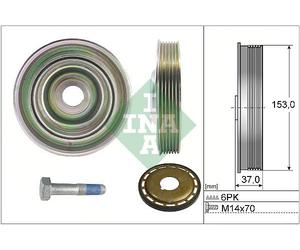 INA Damper puleggia INA544 0097 21