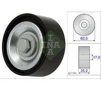 INA Galoppino cinghia Poly-V 532071510 60 mm largh. 25,2 mm servizi motore