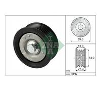 INA Guida di Guida Cinghia Scanalata per Ford Transit Custom Scatola
