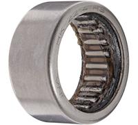 INA HK2214RS Cuscinetto a rullini dell'ago, Coppa trafilata in gabbia, Anello esterno e rullo, gabbia d'acciaio, estremità aperta, singola guarnizione, metrica, 22mm ID, 28mm OD, 14mm larghezza, 8000rpm velocità massima di rotazione