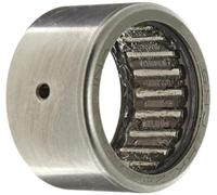 INA HK25202RSAS1 Cuscinetto a rullini ad ago, Coppa trafilata in gabbia, Anello esterno e rullo, gabbia in acciaio, estremità aperta, doppia sigillata, foro olio, metrico, 25mm ID, 32mm OD, larghezza 20mm, velocità massima di rotazione 7000rpm