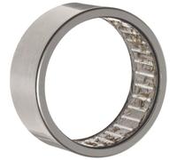 INA HK35202RS Cuscinetto a rullini ad ago, Coppa trafilata in gabbia, Anello esterno e rullo, gabbia in acciaio, estremità aperta, doppia sigillata, metrica, ID 35mm, 42mm OD, larghezza 20mm, velocità massima di rotazione 5000rpm