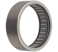 INA HK40162RS Cuscinetto a rullini ad ago, Coppa trafilata in gabbia, Anello esterno e rullo, gabbia in acciaio, estremità aperta, doppia sigillata, metrica, ID 40mm, 47mm OD, larghezza 16mm, velocità massima di rotazione 4500rpm