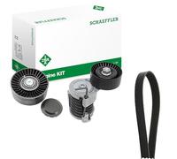 INA Kit Cinghie Poly-V 529 0049 10 1103mm Compatibilità con BMW 3 Sedan E90 1 Hatchback E87 3 Touring E91 3 Coupe E92 1 Hatchback E81 3 Cabrio E93