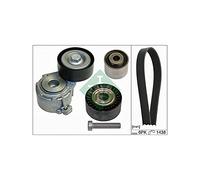 INA Kit Cinghie Poly-V 529 0107 10 1438mm Compatibilità con FIAT Scudo Van 220 Scudo Station Wagon 220, PEUGEOT 206 2 volumi/Coda spiovente 2A/C 306 2 volumi/Coda spiovente 7A, 7C, N3, N5