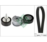 Kit cinghia trapezoidale multirighe 529 0551 10 INA per FORD