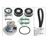 INA Pompa Acqua + Dentate per Opel Zafira A F75_T98 L48 Saab 9-3 YS3F