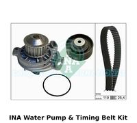INA Pompa Acqua & Kit Cinghia Distribuzione (Motore,Raffreddamento) - 530 0152