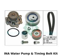 INA Pompa Acqua & Kit Cinghia Distribuzione (Motore,Raffreddamento) - 530 0374