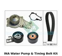 INA Pompa Acqua & Kit Cinghia Distribuzione (Motore,Raffreddamento) - 530 0610