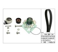 INA Pompa Acqua + Kit Cinghia Distribuzione per Opel Zafira B A05 Astra H