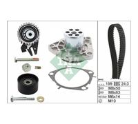 INA Pompa Acqua + Kit Cinghia Distribuzione per Opel Zafira B A05 Vectra C