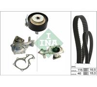 INA Pompa Dell'Acqua + Kit Cinghia Dentata Adatto Per Ford Ecosport Fiesta VII