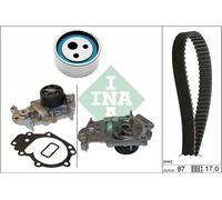 INA Pompa Dell'Acqua + Kit Cinghia Dentata Per Renault Twingo II CN0