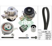 INA 530 0699 31 Kit cinghia distribuzione pompa acqua 29 mm con guarnizione