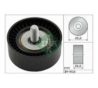 INA Rullo Guida A Cinghia Poly V Per VW Golf V 3.2 R32 4Motion