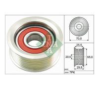 INA Rullo Guida Cinghia Poly-V Per Honda CR-V III 2.2i-DTEC 4WD