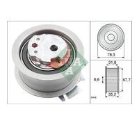 INA Rullo Tensionatore Cinghia Per VW Touran 2.0 TDI 16V Passat Variant Audi A3