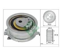 INA Rullo Tensionatore Per Cinghia Per Audi Seat Skoda VW