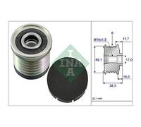 INA - Ruote Libere Alternatore (oap) 535003010
