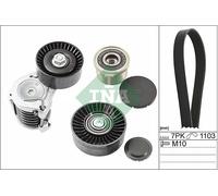 INA Set Cinghia Scanalata Cinghia Dentata per BMW 1er E87 E81 3er E90 E92