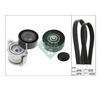 INA Set Cinghia Scanalata Cinghia Dentata per BMW 3er Touring E91 E90 E87